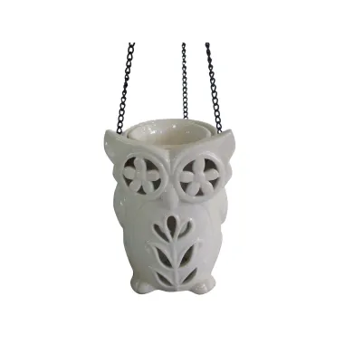 B/ESSENZA Sowa do zawieszenia z porcelany Ø 10X14 cm, min. 4 szt.